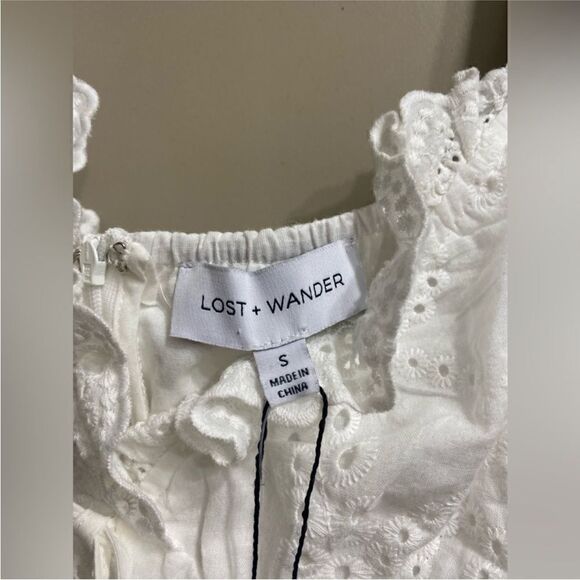 Lost + Wander Petals of The Sky Dress White Size Small - Picture 10 of 12